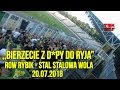 "BIERZECIE Z D*PY DO RYJA" - Stal Stalowa Wola w Ryniku 20.07.2018